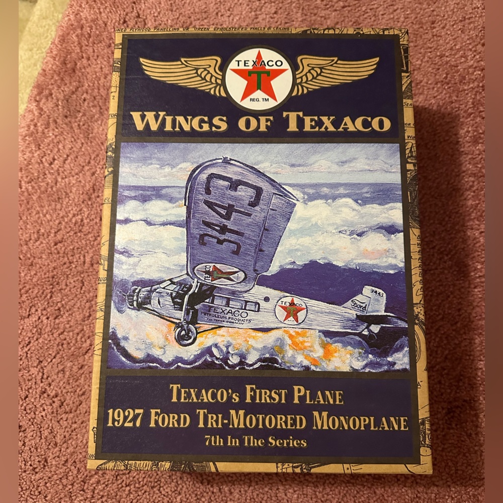 Texaco Wings of Texaco 1927 Ford Tri-Motor Monoplane Model